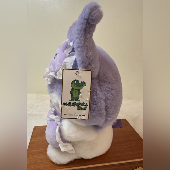 Sanrio Kuromi Plush Toy Holding a Purple Heart 💜 - Picture 5 of 11